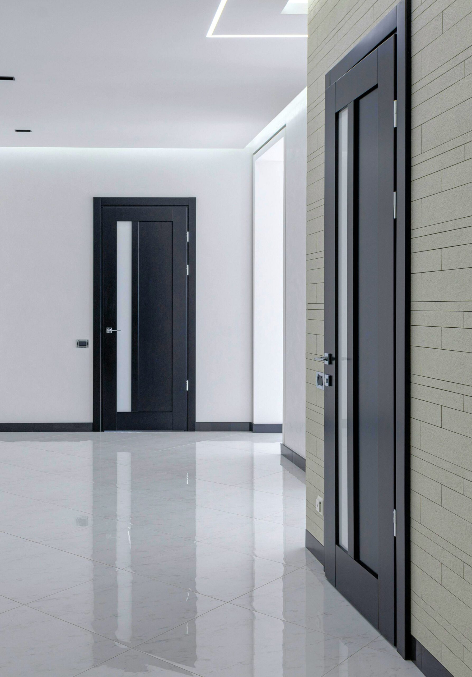 Paint electrostatic metal aluminium doors
